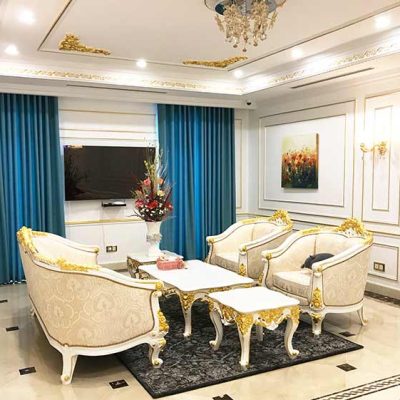Rèm cửa phòng khách Hàn Quốc